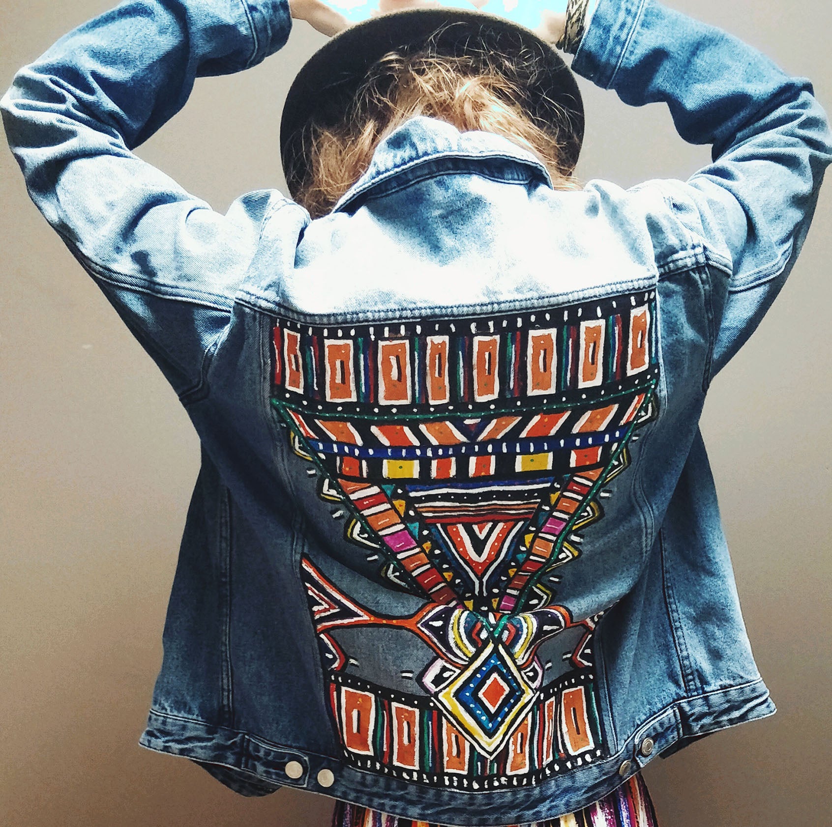 How to Upgrade Your Old Jean Jacket With Fabric